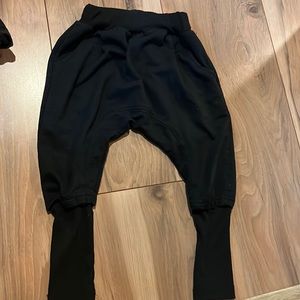 Black harem pants